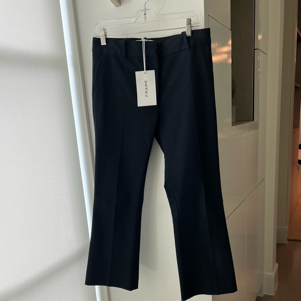 NWT Frame le crop boot cut trousers
